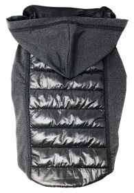 4-Season Hybrid Coat – Quick-Dry with Pop-Out Hood (Color: Black, size: X-Small)