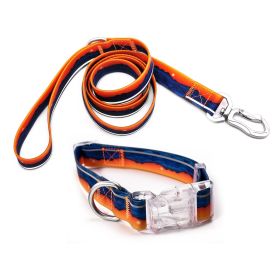 Reflective Waterproof Leash Set – Adventure Ready (Color: sunset, size: L)