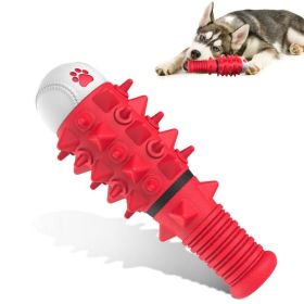 Baseball Squeaker Toy – Medium & Large Dog Design (Option: Red)