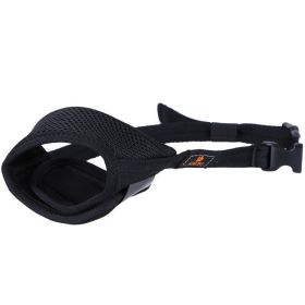 Soft Fabric Muzzle – Prevents Scavenging (Option: Black-XS)